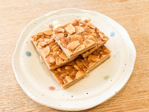 ざっくざく!バター不使用!米粉のフロランタン!